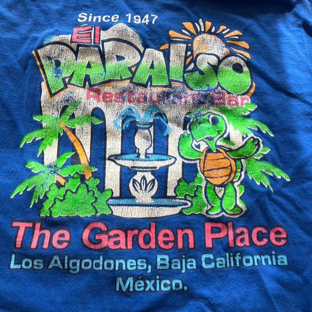 American-vintage Men's Blue and Navy T-shirt